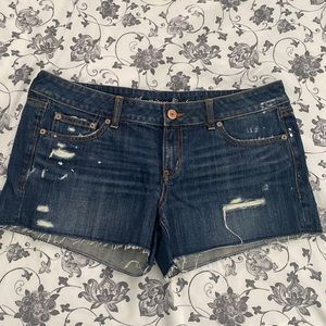 American Eagle Distressed Jean Shorts